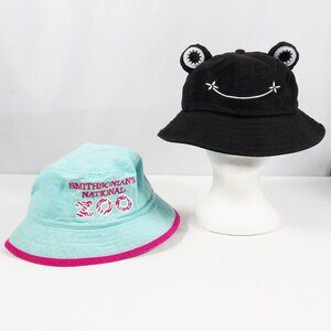 Bundle of 2 Kids Buckets Hats Smithsonian Zoo